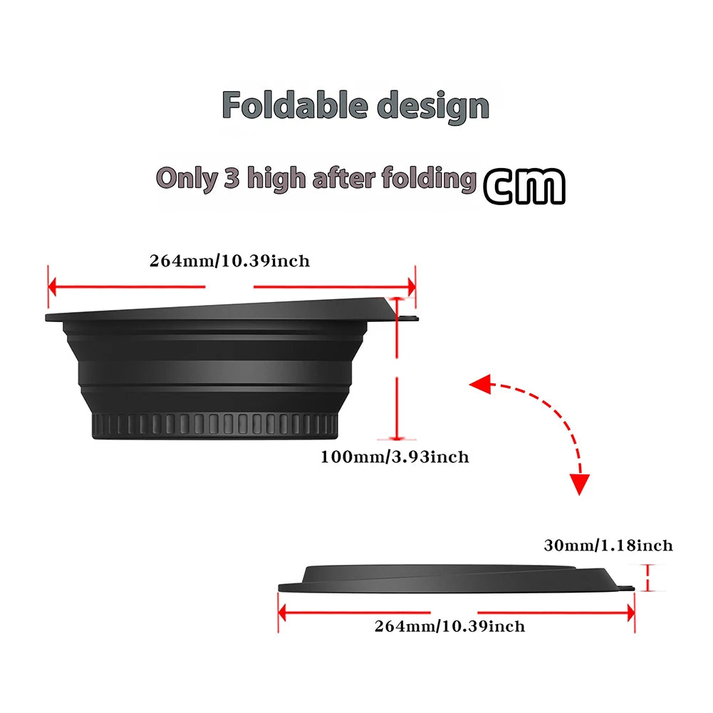 Face Ice Bath Bowl Silicone Foldable Portable Washbasin Facial Ice Compress Skincare Silicone Face Dipping Bowl Reduce Swelling